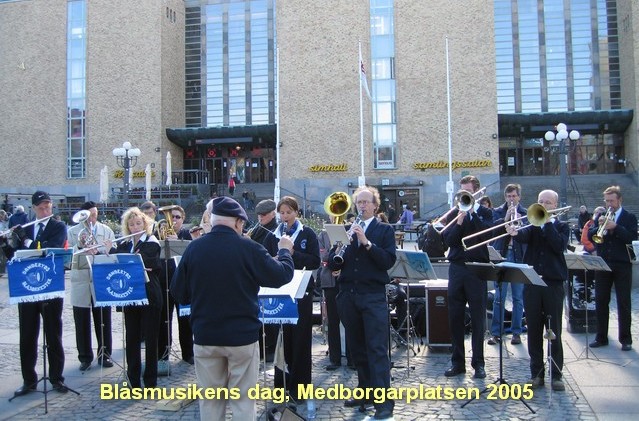 Blåsmusikens dag Medborgarplatsen 2005